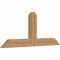 Ekena Millwork Portland Timber Gable Bracket, Western Red Cedar, 60"W x 25"H x 3 1/2"D x 5 1/2"F, 10/12 Pitch GBW060X25X0406POR00SWR - alternate 3
